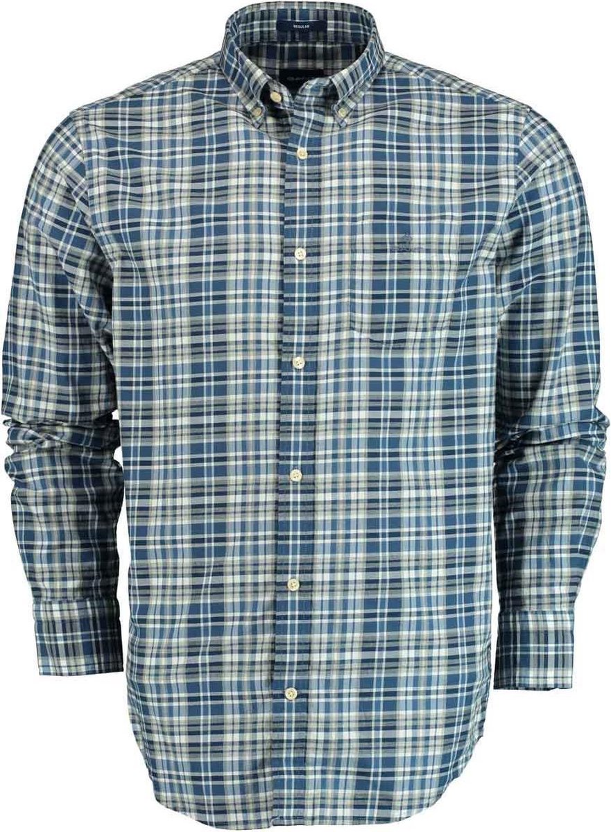 Gant 3011430 Casual overhemd met lange mouwen - Maat M - Heren