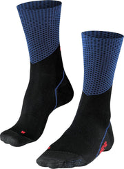 Falke Falke BC Impulse Slope Fietssokken - Maat 37/38 - Unisex - zwart - blauw