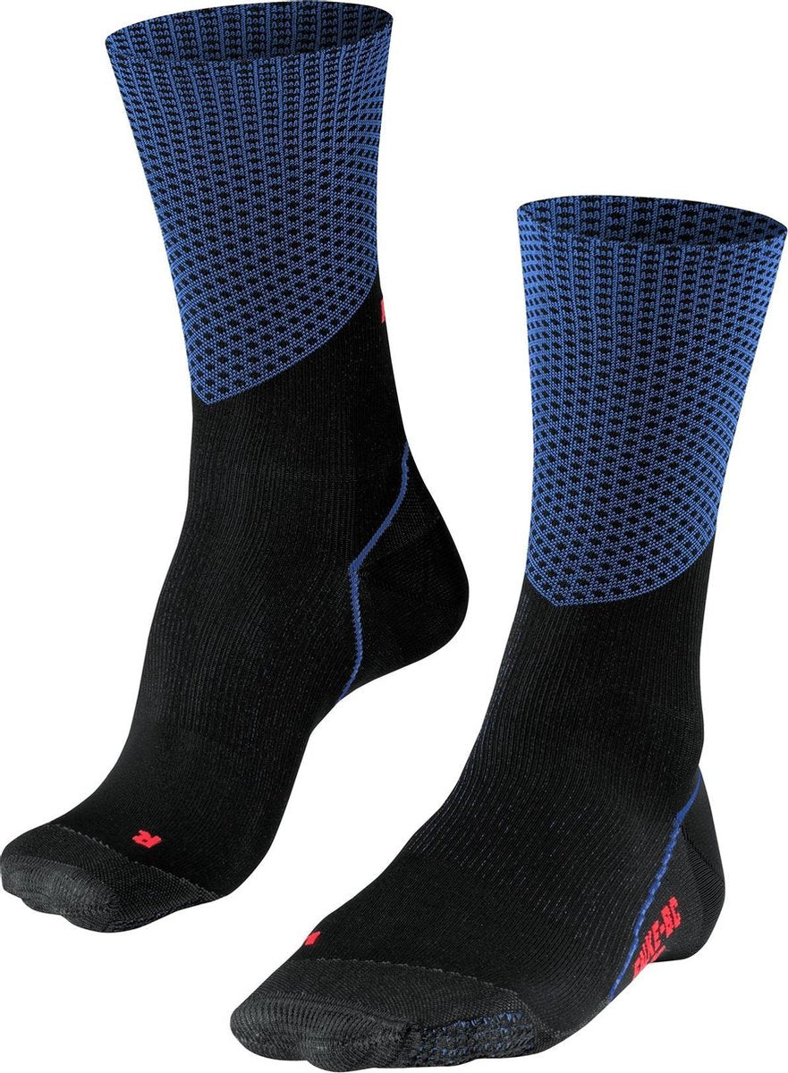 Falke Falke BC Impulse Slope Fietssokken - Maat 37/38 - Unisex - zwart - blauw