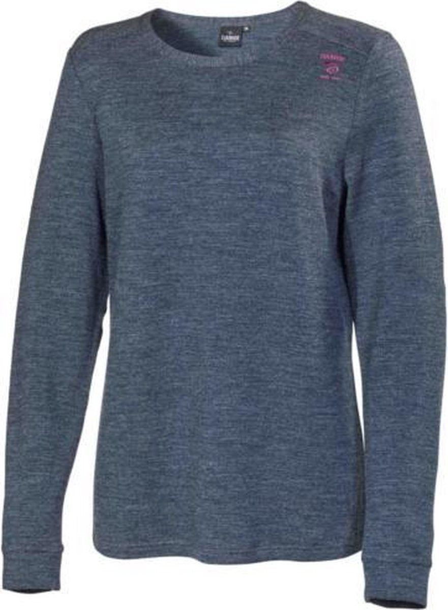 Ivanhoe trui lange mouwen shirt Thea voor dames van merino wol - Grijs -44