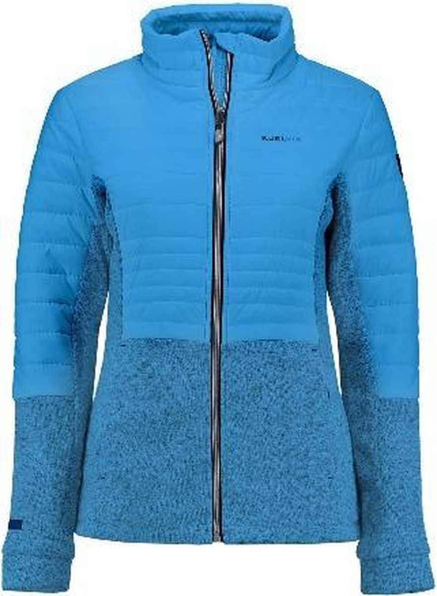 Kjelvik dames vest Fresca azuur blauw - maat 46