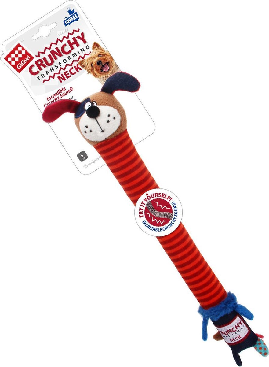 Gigwi Crunchy Neck Hond - Hondenspeelgoed