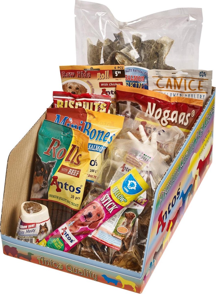 Antos Doggy Box Mixdoos - Hondensnacks -