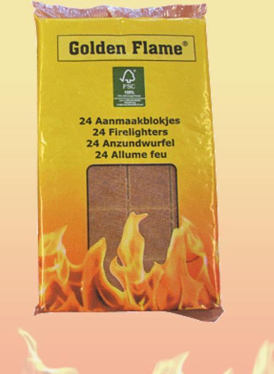 Golden Flame - Aanmaakblokjes BBQ - 24st