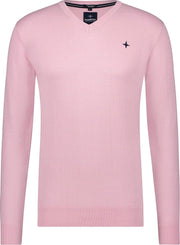 Haze&Finn Pullover V-hals Lila (MC15-0220 - Lilac Sachet)