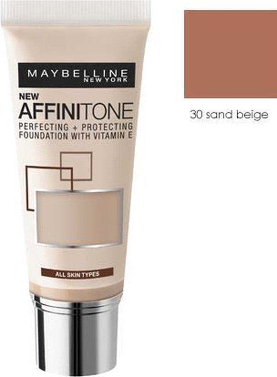 Maybelline Affinitone  Tone on Tone unifying Foubdation Cream - 30 Sand Beige