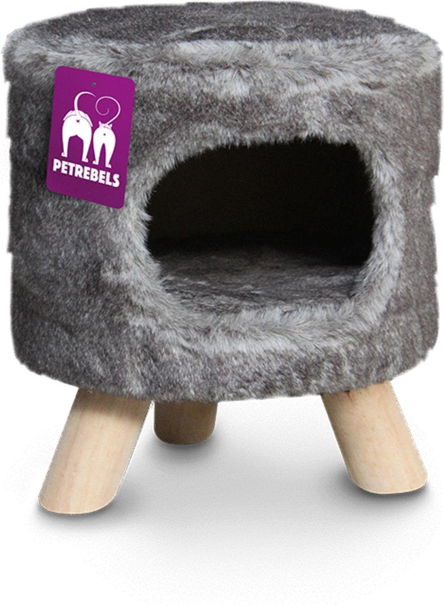 Petrebels Victoria 45 Kattenmand - Grijs - 40 x 40 x 45 cm