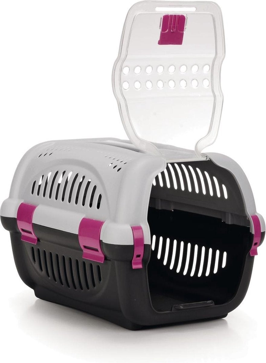 Beeztees Rhino Reismand - Grijs/Roze - 51 x 34
