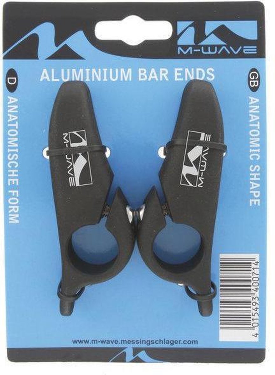 M-Wave-Bar-Ends - Aluminium