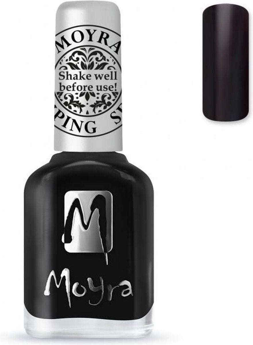 Moyra Stamping nail polish SP 06 Black