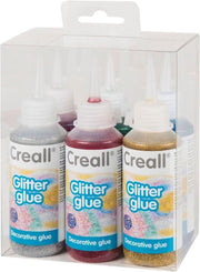 Creall glitterglue 6x100ml