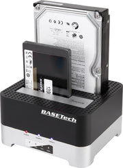 BASETech BT-Docking-02 USB 3.0 Type-A Zwart
