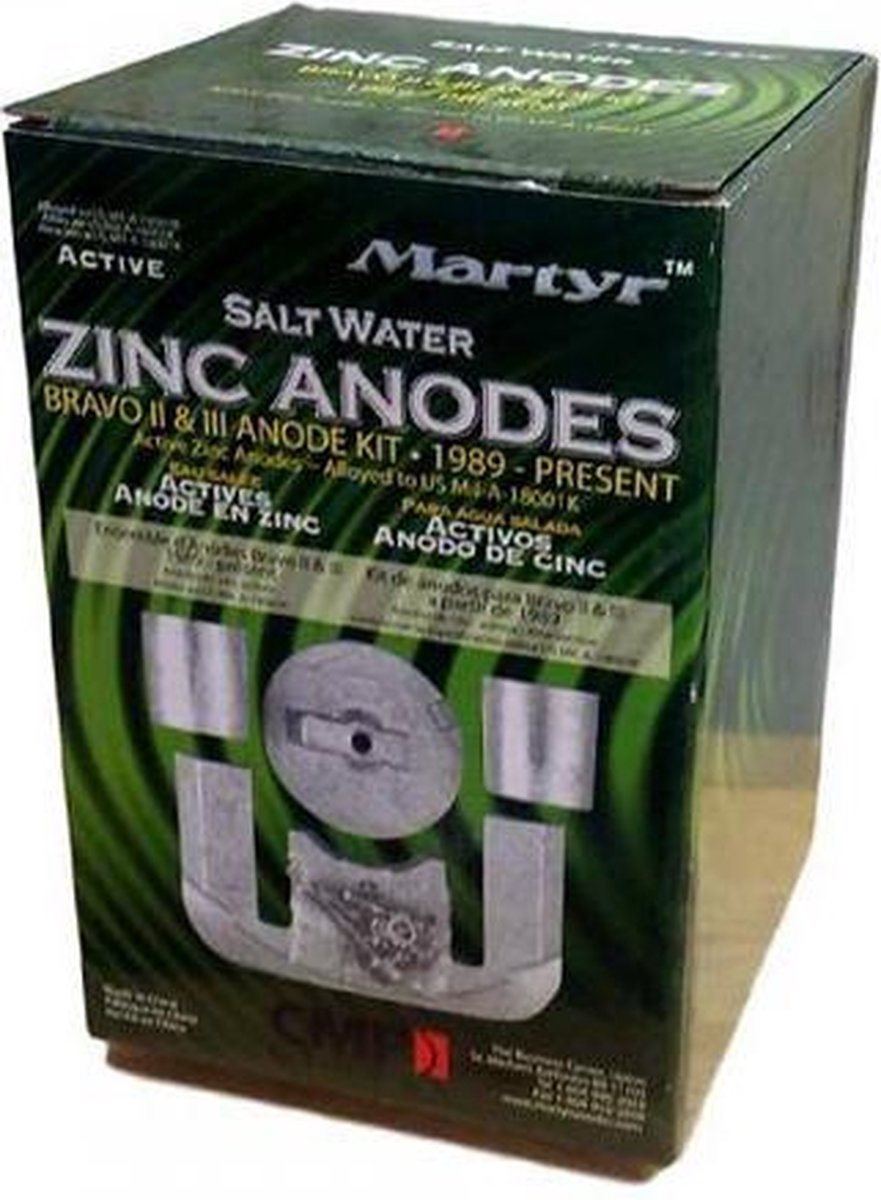 Mercruiser Bravo 2 & 3 Zink Anodeset