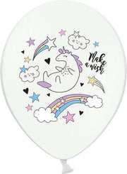 Unicorn Ballonnen Wit 30cm 50 stuks