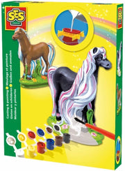 Creatief | Fröbel - Ses Figuren Gieten Paard 01273