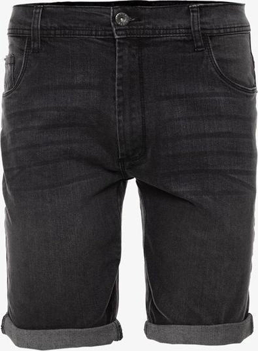 Unsigned heren denim short - Zwart - Maat XXL