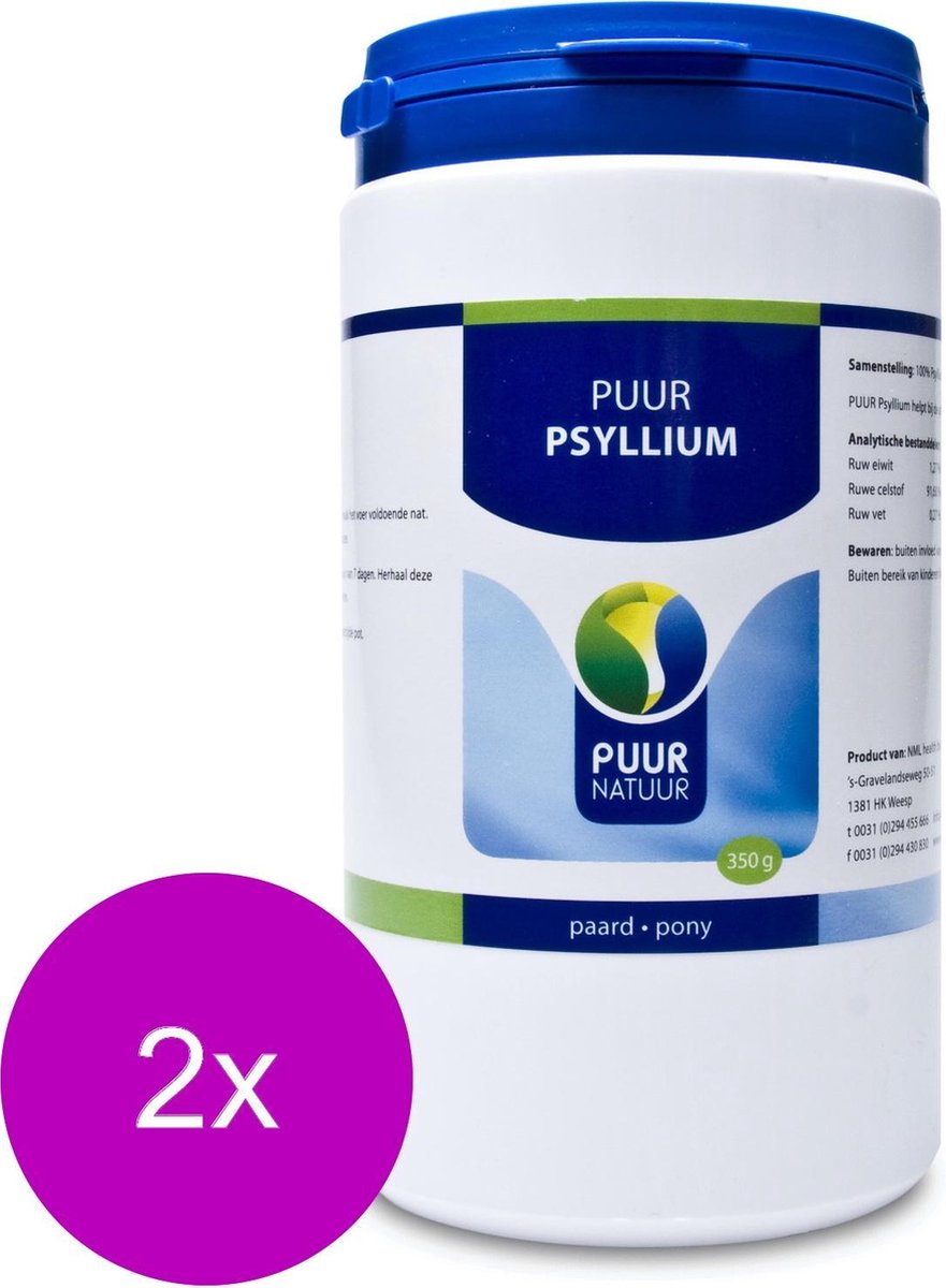 Puur Natuur Psyllium Paard - Anti insect - 2 x 350 g