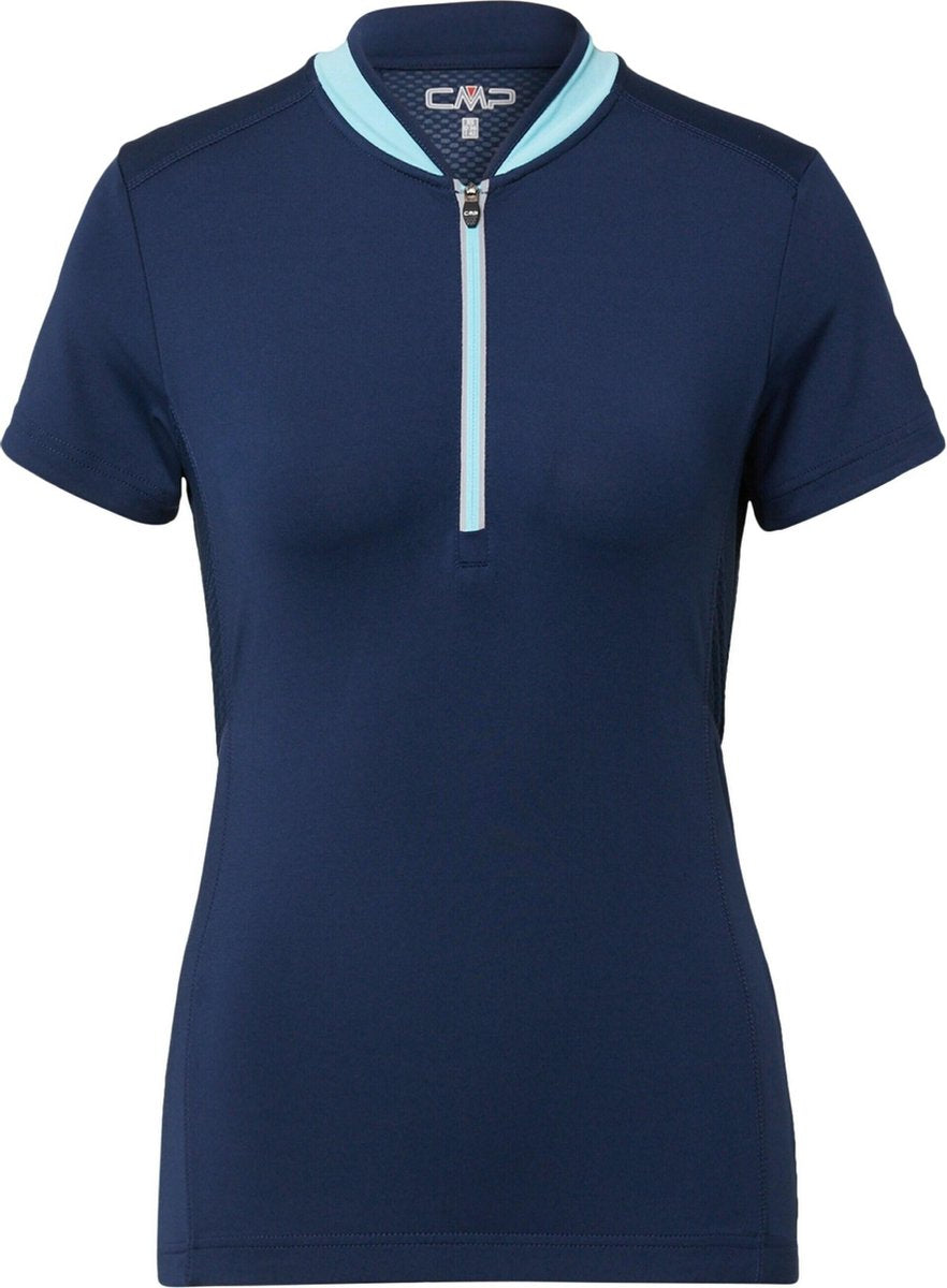 Cmp Fietsshirt Half-zip Dames Polyester Donkerblauw Maat S