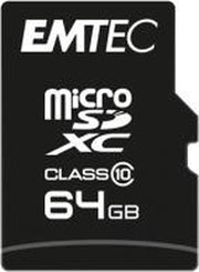 Emtec Micro SDHC ECMSDM64GXC10CG flashgeheugen 64 GB MicroSDHC Klasse 10