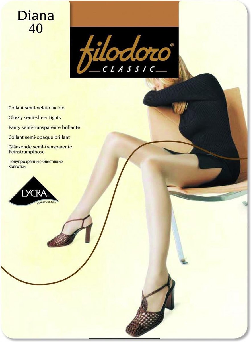 Filodoro Diana 40 denier Nearly Black XS