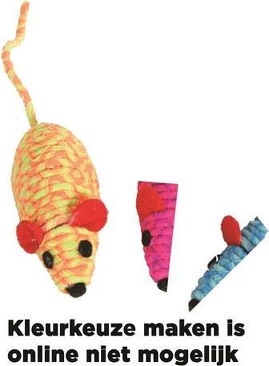 Zolux elastic muis assorti - 16x3