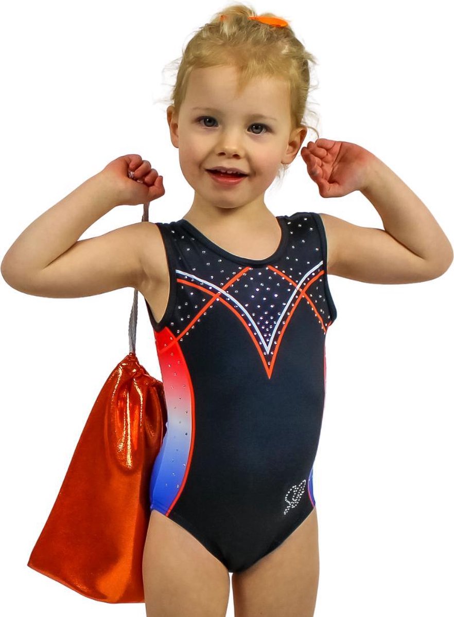 Sparkle&Dream Turnpakje Britt Nederland - INT | maat 110 - 116 - voor turnen en gymnastiek