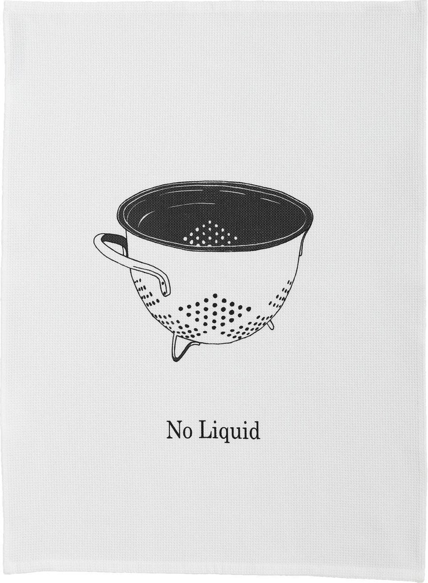 DDDDD Theedoek No Liquid White (6 stuks)