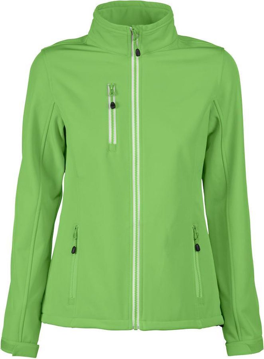 Printer Softshell Jas Vert Lady 2261050 Limoen - Maat 3XL