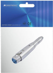 OMNITRONIC Adapter XLR(F)/Jack(F) mono