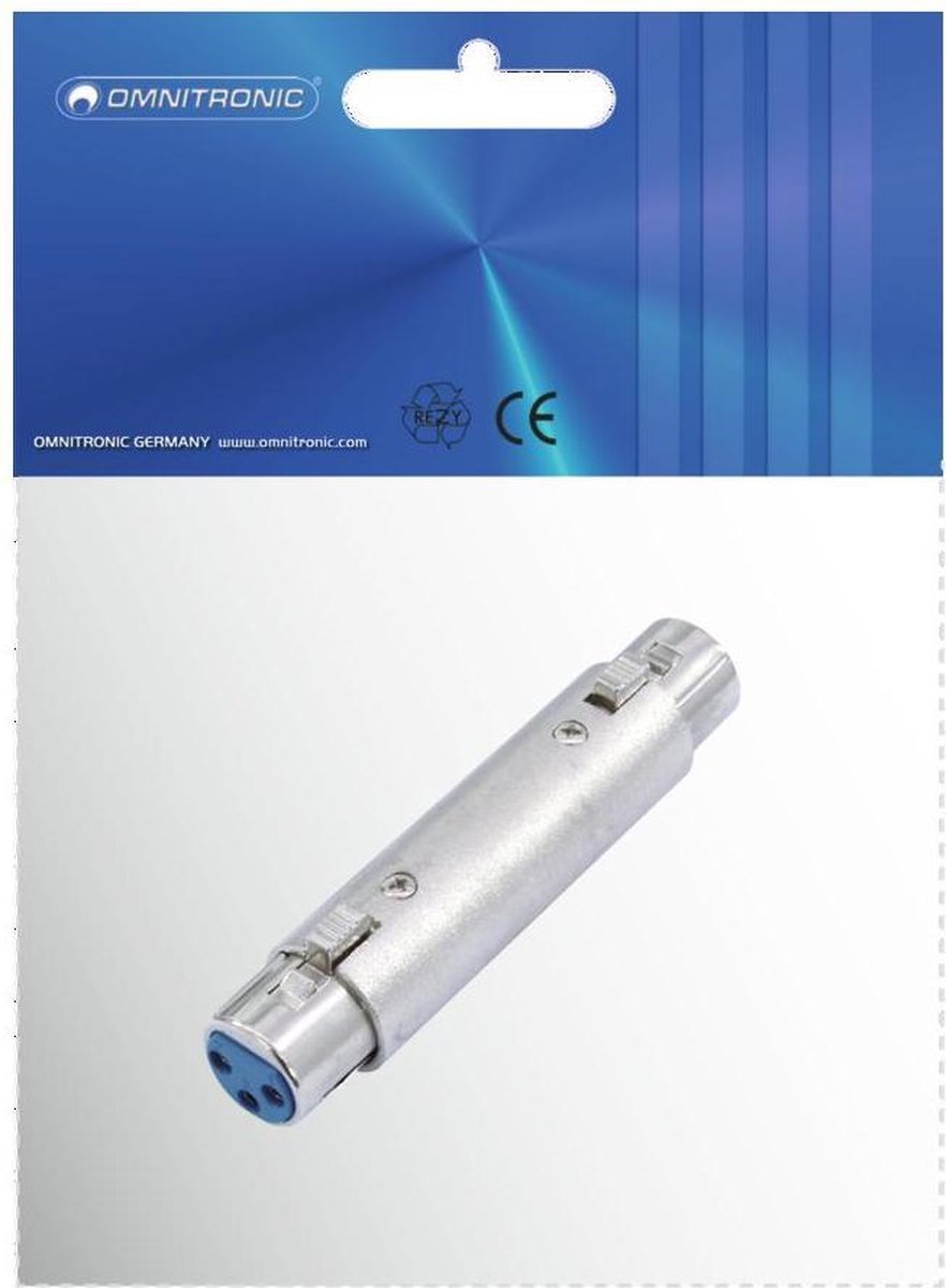OMNITRONIC Adapter 3pin XLR(F)/3pin XLR(F)