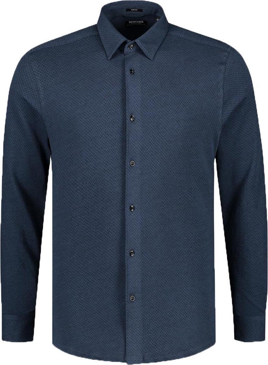 Dstrezzed Overhemd - Slim Fit - Blauw - XL