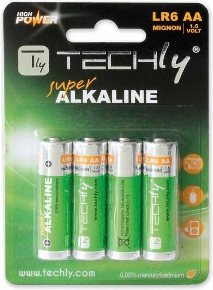 Techly LR06 AA 1.5V Single-use battery Alkaline 1