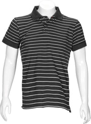 T'RIFFIC® SOLID Heren Poloshirt Korte mouw Antraciet streep size M