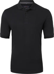 Marvelis Modern Fit poloshirt - Quick Dry - zwart -  Maat: M