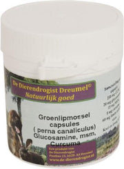 50 st Dierendrogist groenlipmossel met glucosamine / msm / curcuma