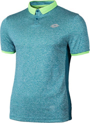 Lotto Dragon Tech II Polo - Deep Dry Tech sportpolo - Tennispolo - Heren - Maat L - Groen