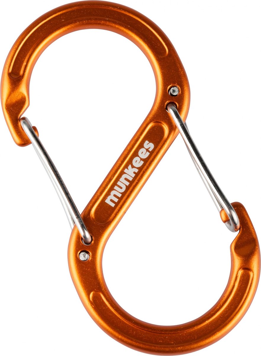 Munkees Karabijnhaak S-shape Draadsluiting 6 X 60 Mm Oranje