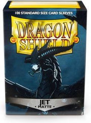 100 hoesjes Dragon Shield MATTE Jet Standaard Maat Card Sleeves