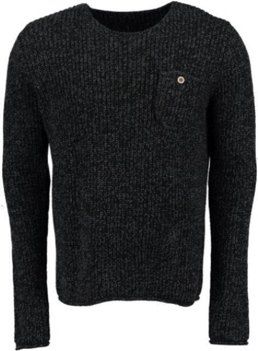 SWEATER ALEX BLACK GREY -XL HAILYS