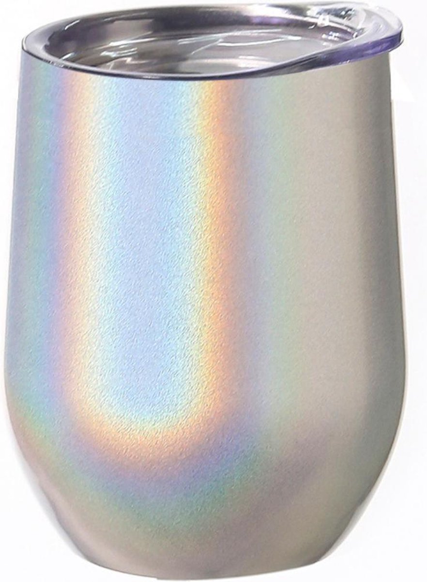 Drinkbekers | Thermosbeker | Beker | Koffiebeker to go | Dubbelwandig | RVS | Regenboog wit | Able & Borret
