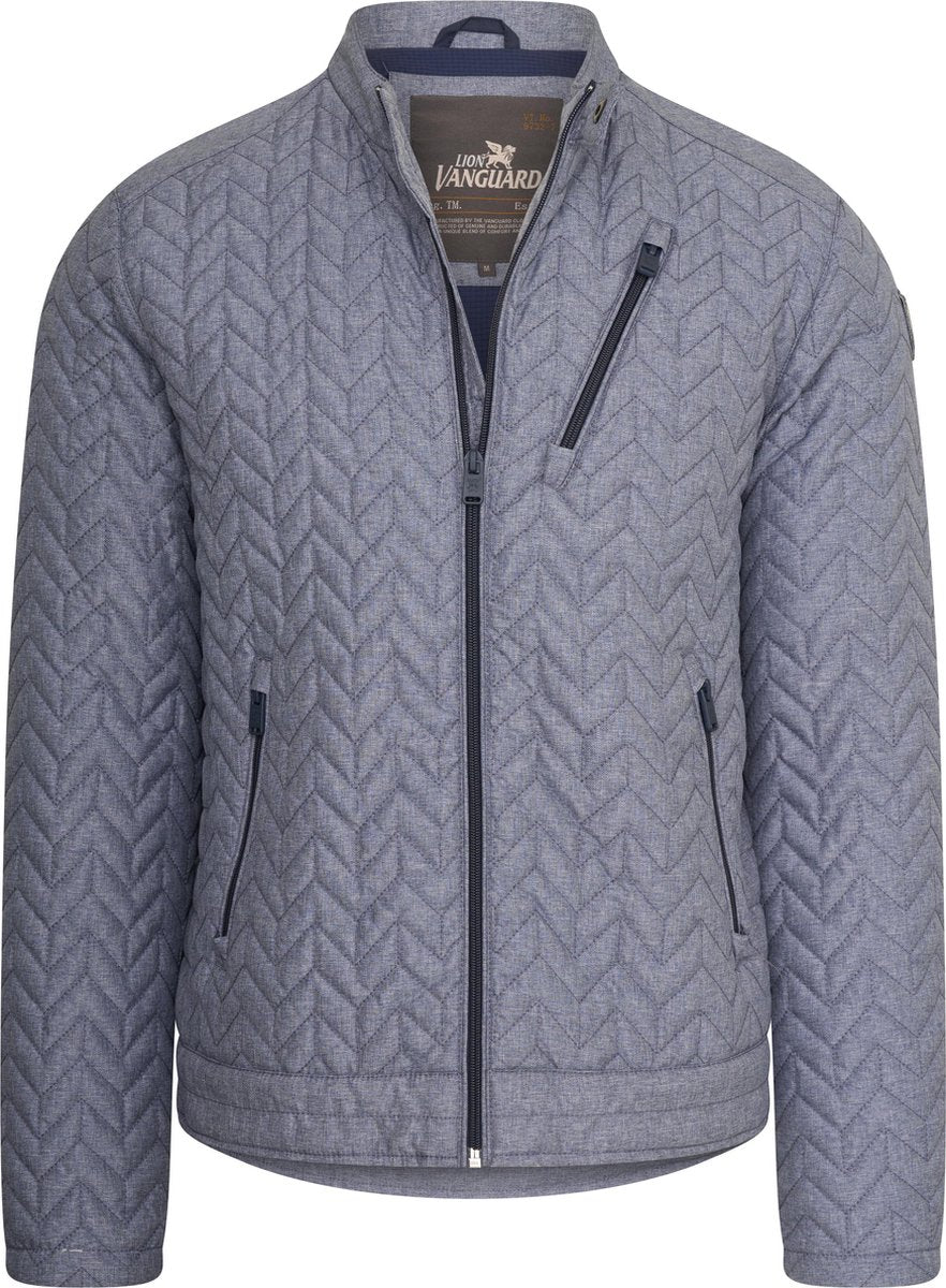 Vanguard - Heren Jas winter Racer Jack - Grijs - Maat XXL