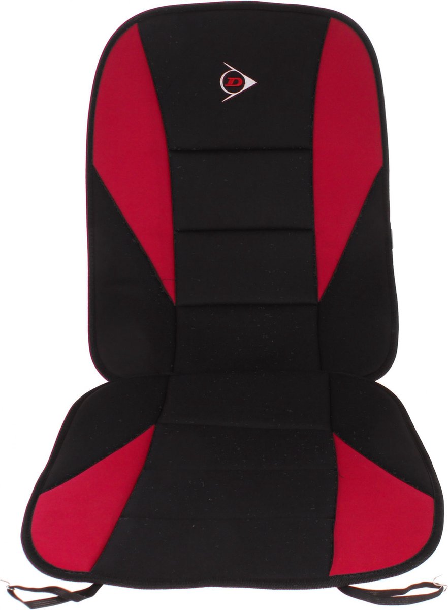 Dunlop Autostoelkussen Universeel 90 X 45 Cm Rood