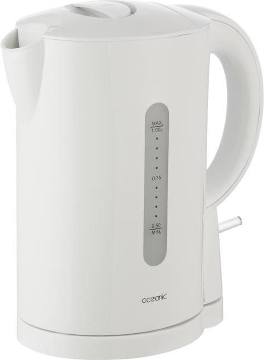 OCEANIC Waterkoker - OCEAB1W - 1 L - Plastic - Wit