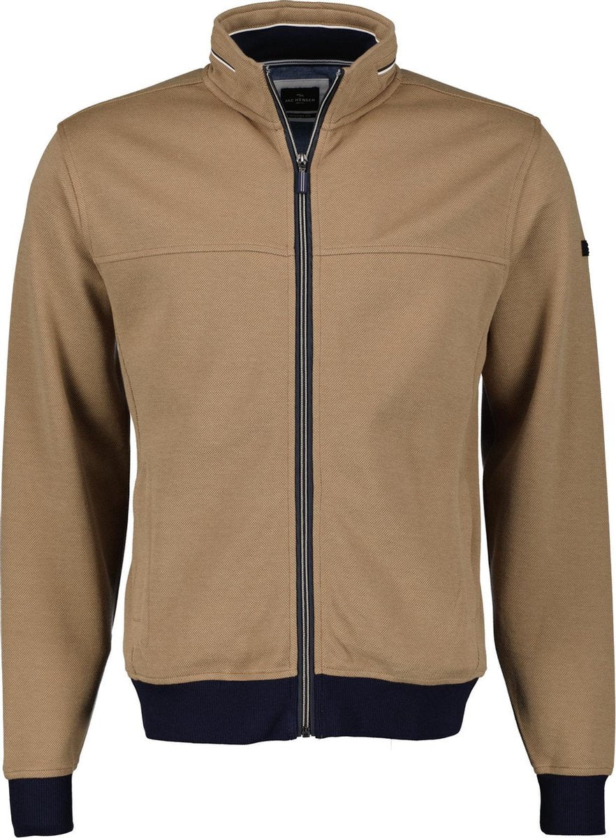 Jac Hensen Vest - Modern Fit - Beige - 5XL Grote Maten