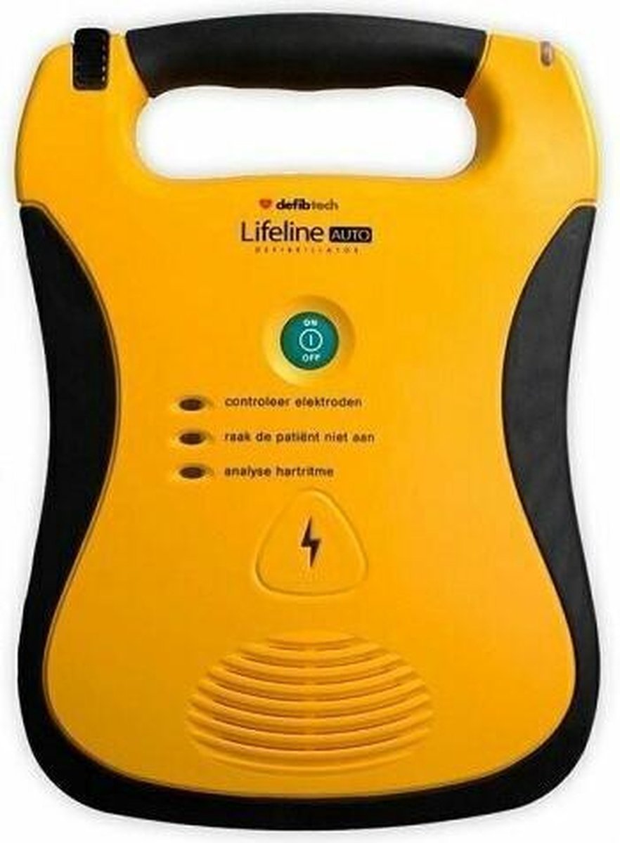 Defibtech Lifeline volautomatische AED defibrillator - EHBO - BHV - noodgevallen - gebruiksvriendelijk - spatwaterdicht