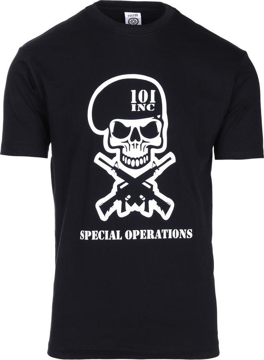 101inc T-shirt Special Operations zwart