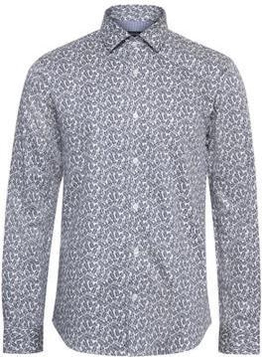 Matinique Overhemd Trostol B5 Print Navy Blazer (30205303 - 193923)