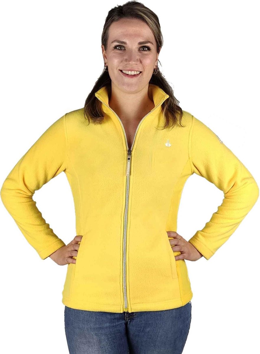 BJØRNSON Fleece Vest 4 Seizoenen Dames Geel - Maat 46 - JENNA
