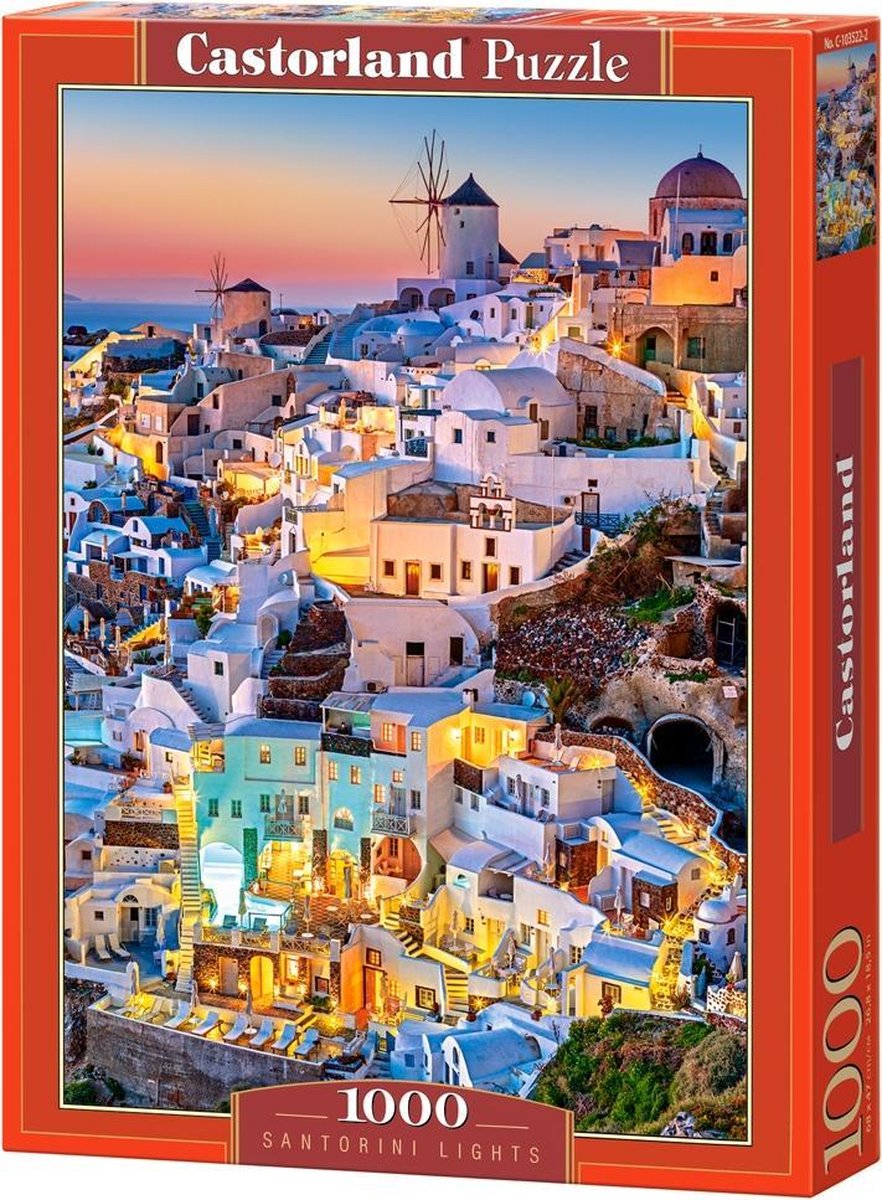 Castorland legpuzzel Santorini Lights 1000 stukjes