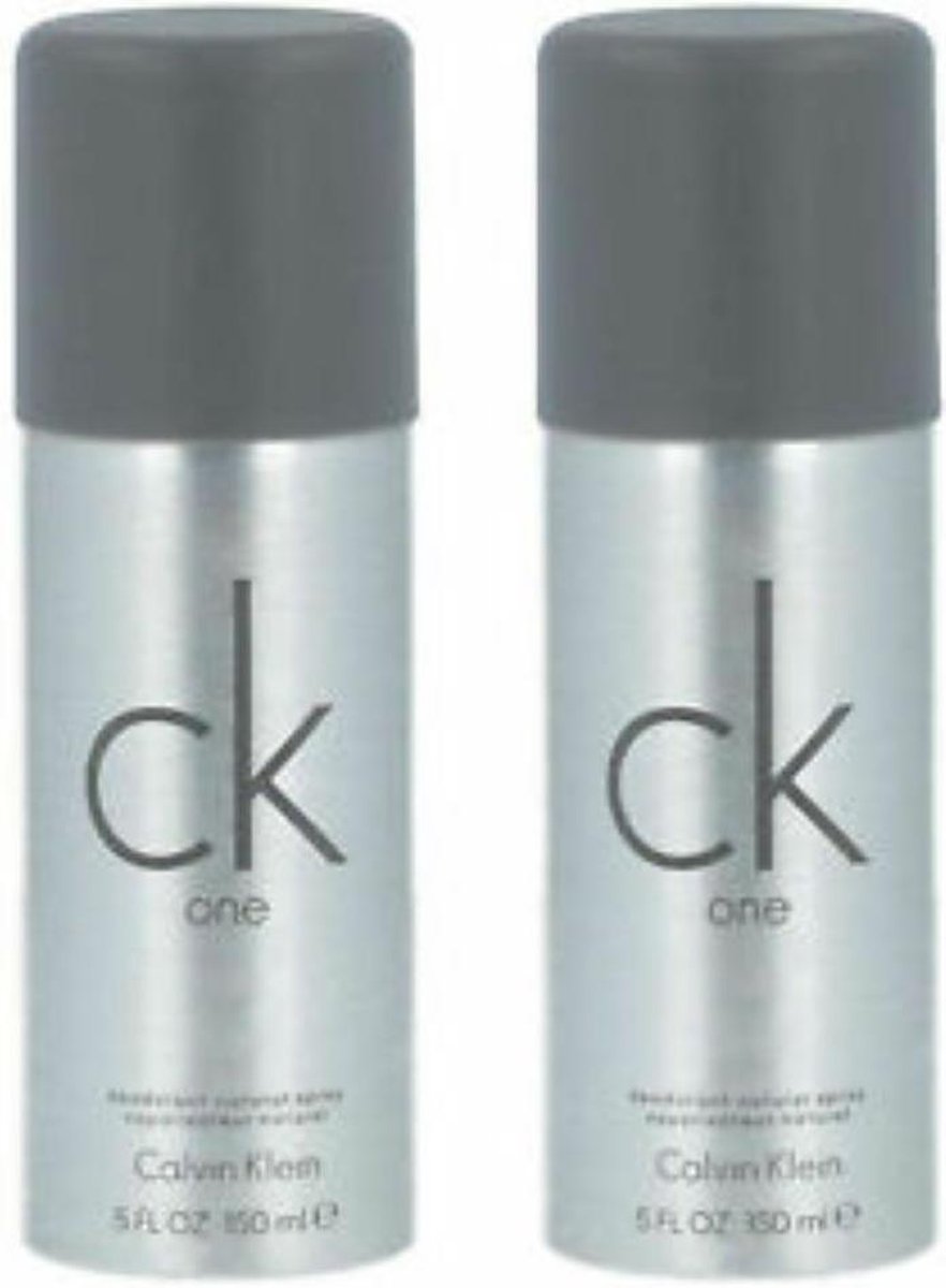 Calvin Klein Ck One Deo Spray  2 x 150 ml - 300 ml totaal